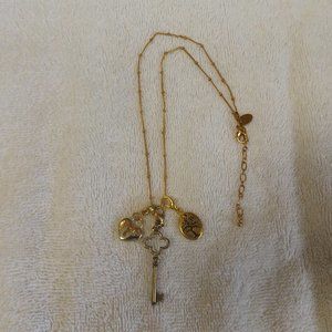 VINTAGE ORIGAMI OWL NECKLACE AND CHARMS